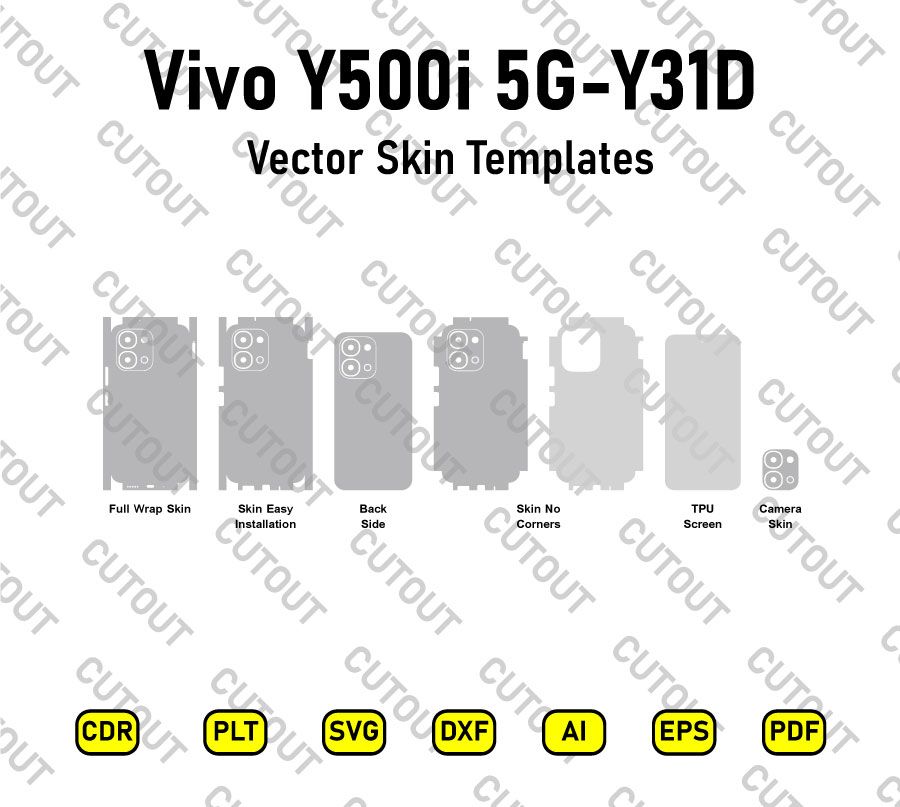Vivo Y500i 5G-Y31D Vector Skin Cut Files