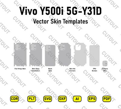 Vivo Y500i 5G-Y31D Vector Skin Cut Files