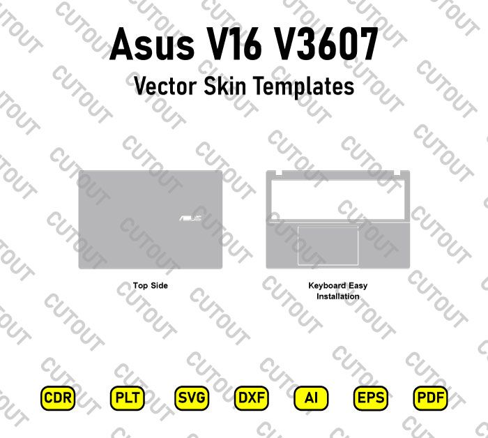 Asus V16 (V3607) Vector Skin Cut Files