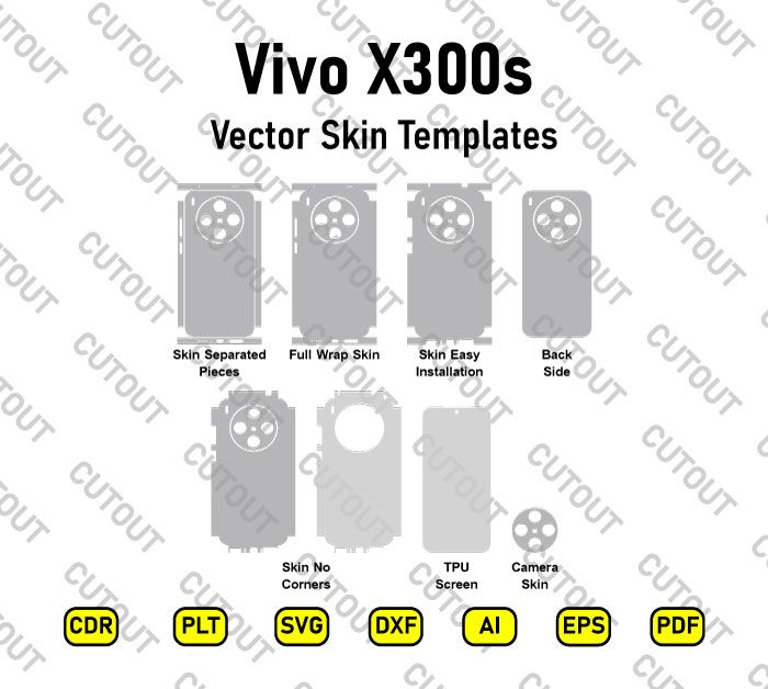 Vivo X300s V2548A​ Vector Skin Cut Files