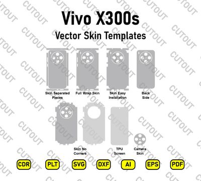 Vivo X300s V2548A​ Vector Skin Cut Files