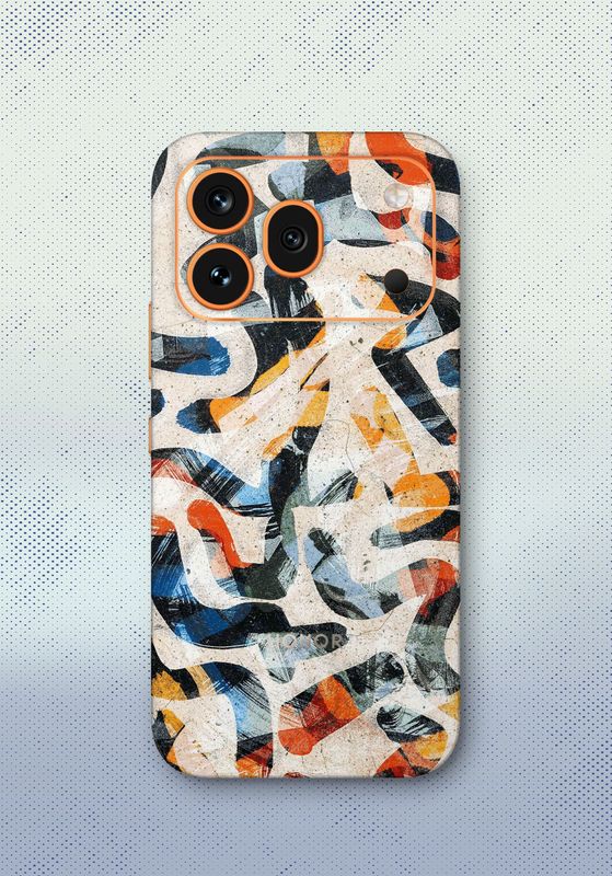 Honor 600 Pro PSD Vinyl Skin Mock-up