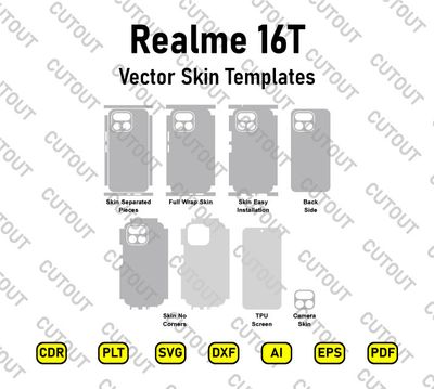 Realme 16T RMX5268 Vector Skin Cut Files