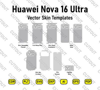 Huawei Nova 16 Ultra Vector Skin Cut Files