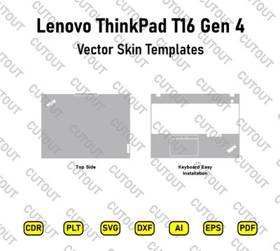 Lenovo ThinkPad T16 Gen 4 Vector Skin Cut Files