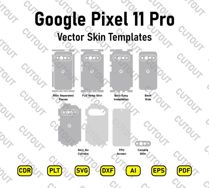 Google Pixel 11 Pro Vector Skin Cut Files