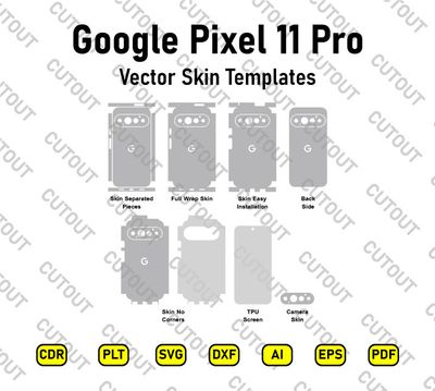 Google Pixel 11 Pro Vector Skin Cut Files