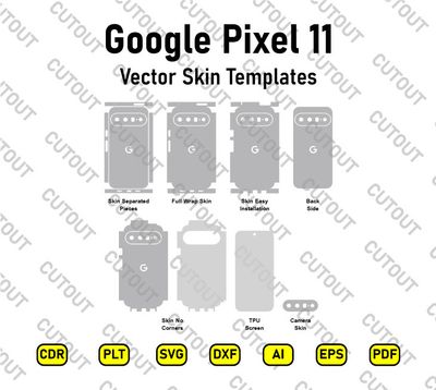 Google Pixel 11 Vector Skin Cut Files