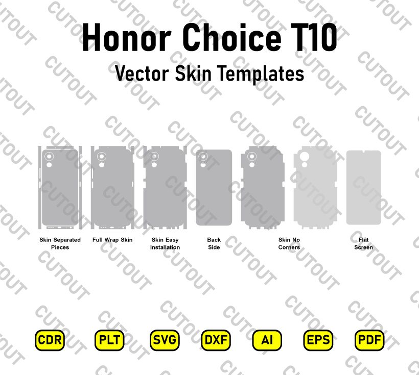 Honor Choice T10 2026 Vector Skin Cut Files
