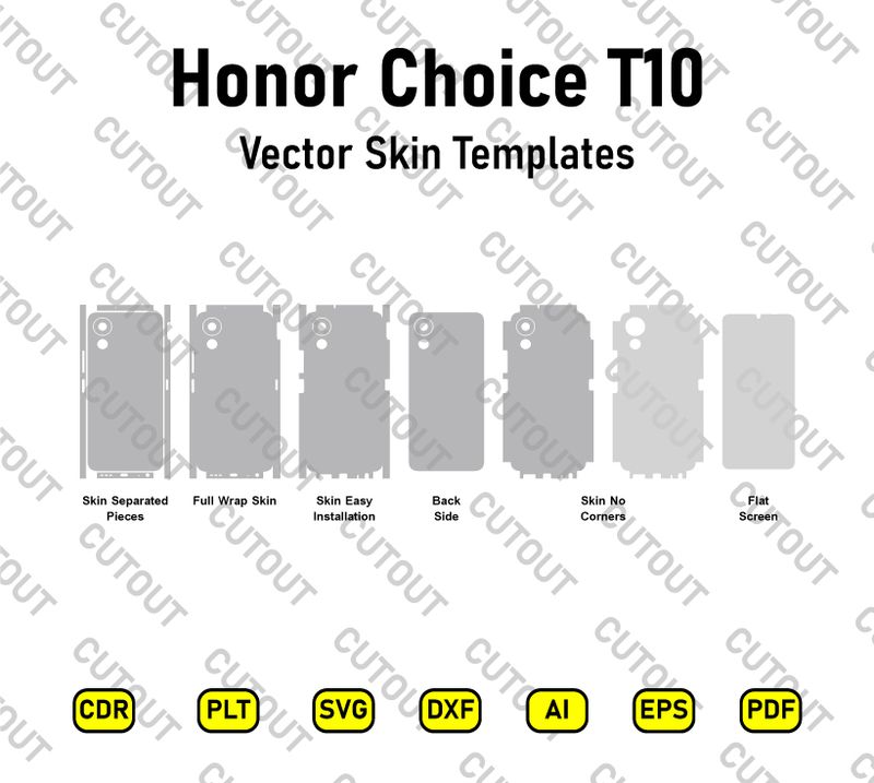 Honor Choice T10 2026 Vector Skin Cut Files