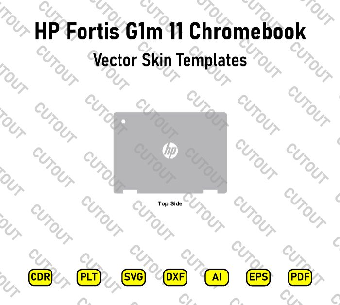HP Fortis G1m 11 Chromebook Vector Skin Cut Files