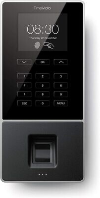Pointeuse Badgeuse 626 - Système de pointage avec lecteur d'empreintes digitales et RFID jusqu'à 200 utilisateurs