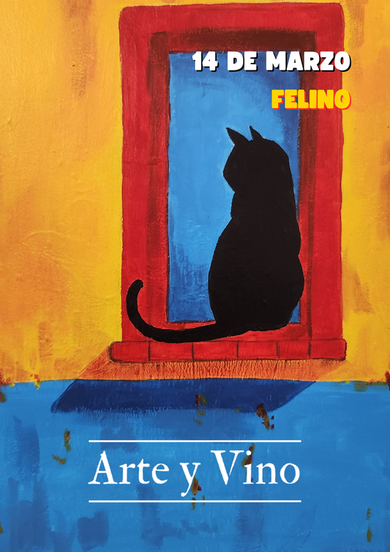 VIERNES 14 DE MARZO DE 20:00 A 22:00 HRS. Pintamos "Felino"