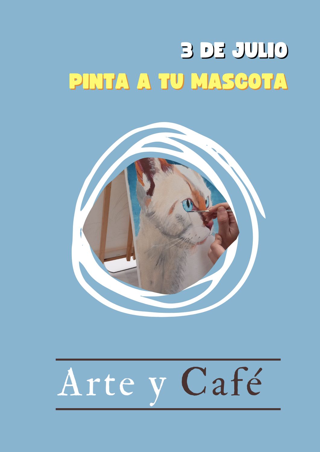 JUEVES 3 DE JULIO DE 11:00 A 13:30 HRS. Pinta a tu mascota