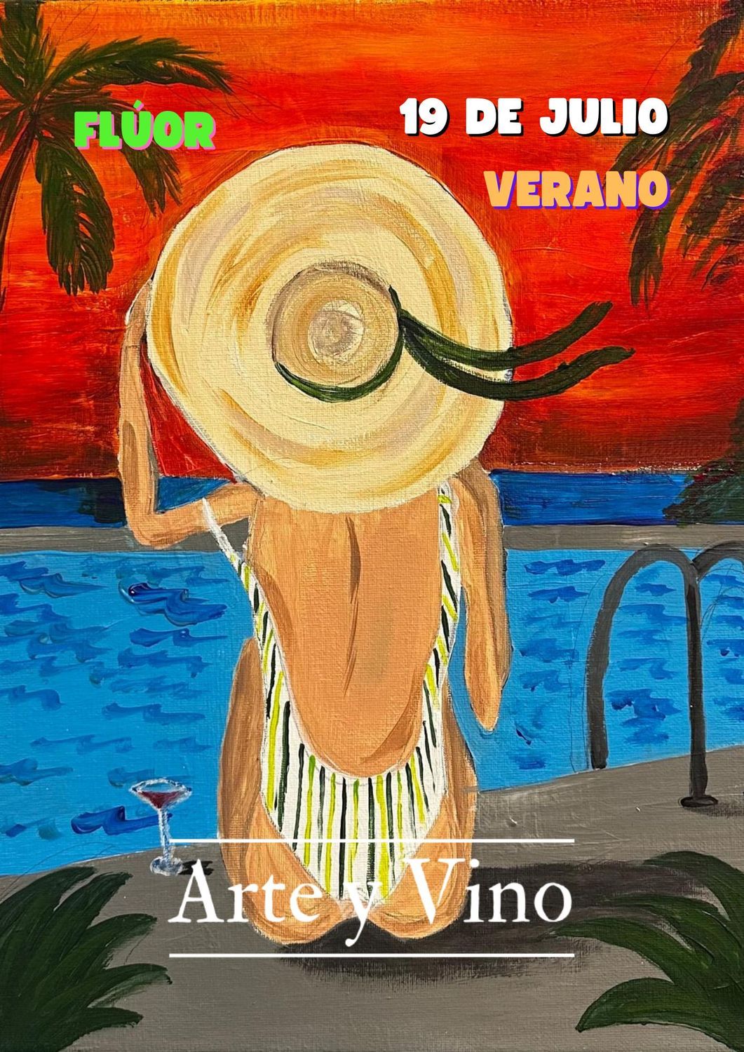 SÁBADO 19 DE JULIO DE 19:00 A 21:00 HRS. Pintamos "Verano"