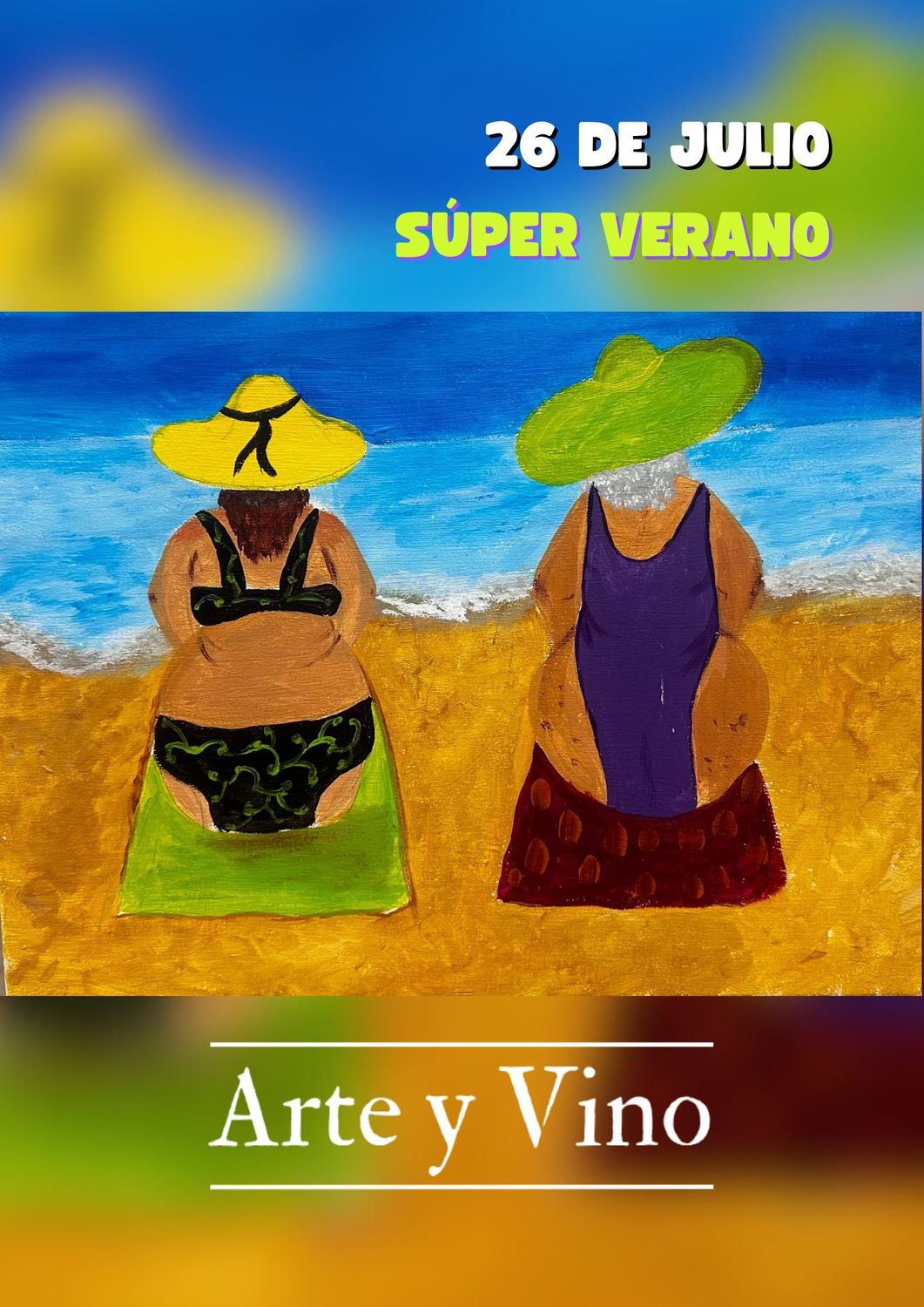 SÁBADO 26 DE JULIO DE 19:00 A 21:00 HRS. Pintamos "Súper Verano"