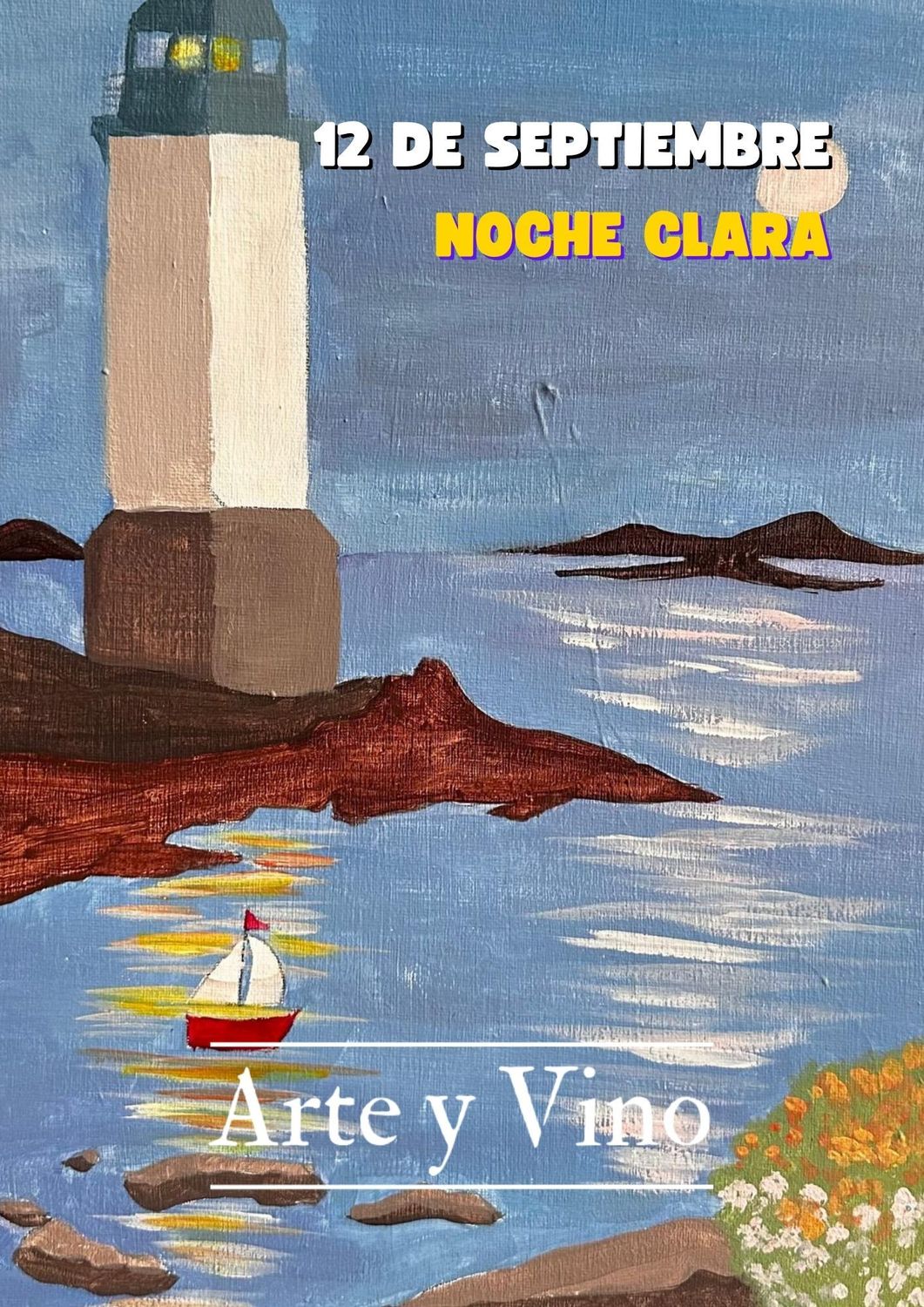 VIERNES 12 DE SEPTIEMBRE DE 20:00 A 22:00 HRS. Pintamos “Noche clara”