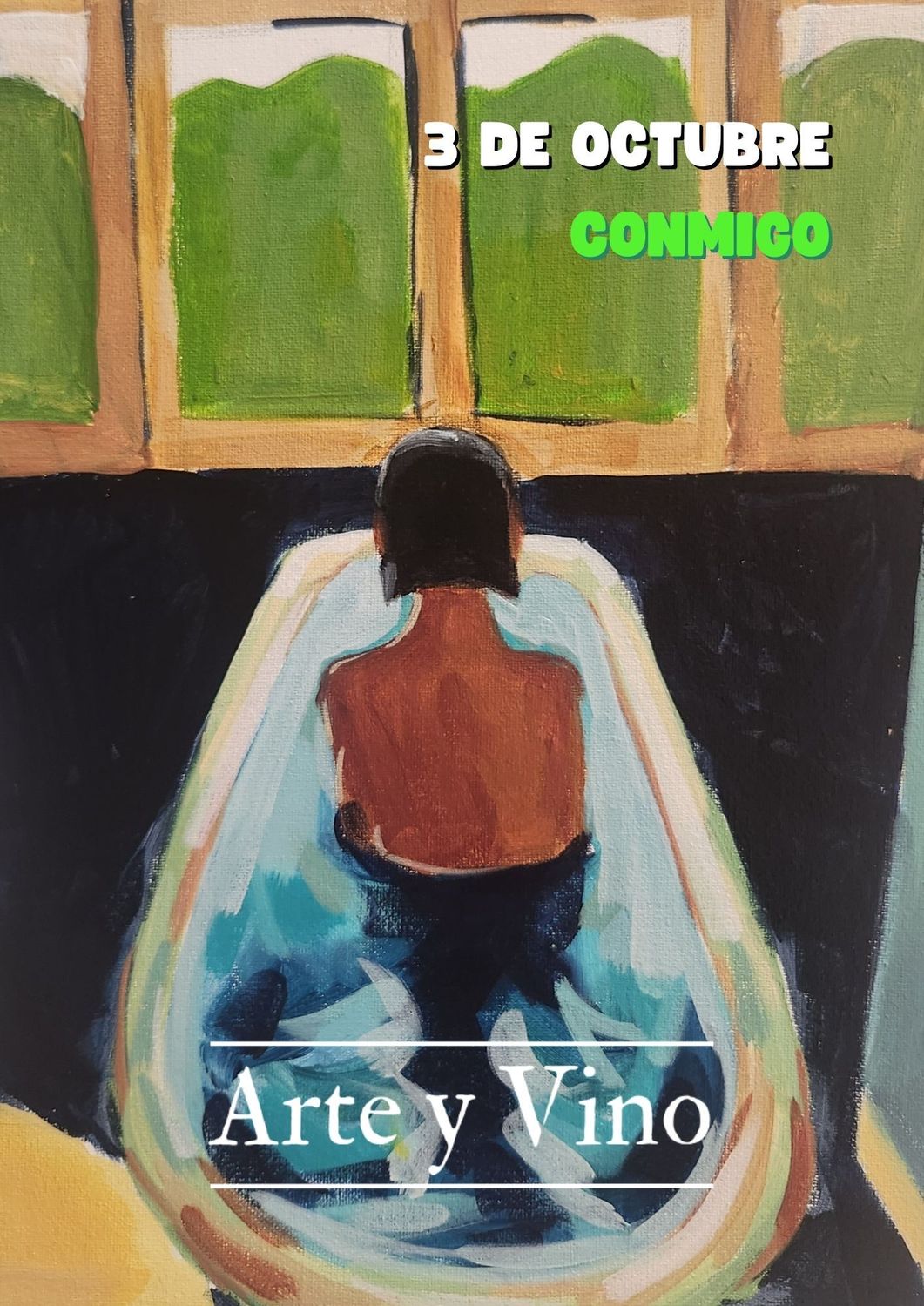 VIERNES 3 DE OCTUBRE DE 20:00 A 22:00 HRS. Pintamos "Conmigo"