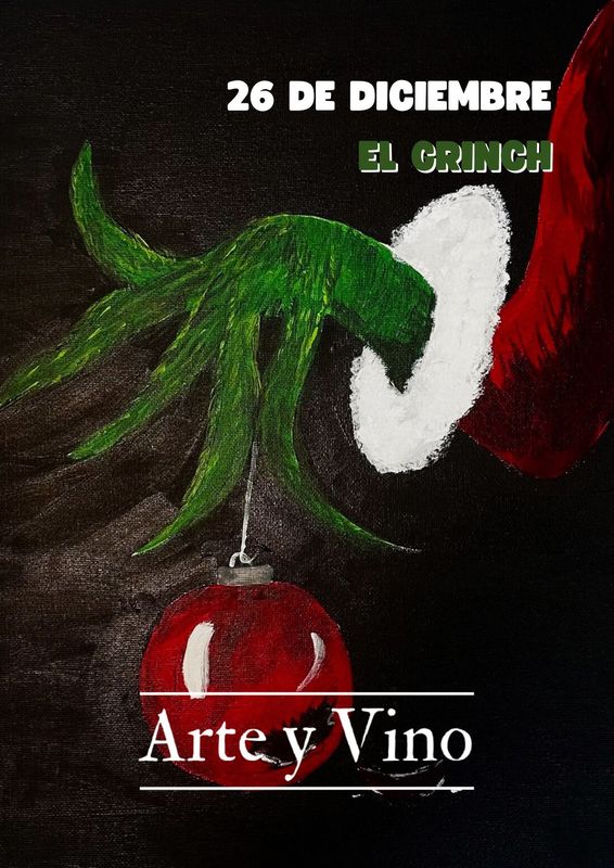 VIERNES 26 DE DICIEMBRE DE 20:15 A 22:15 HRS. Pintamos "El Grinch"