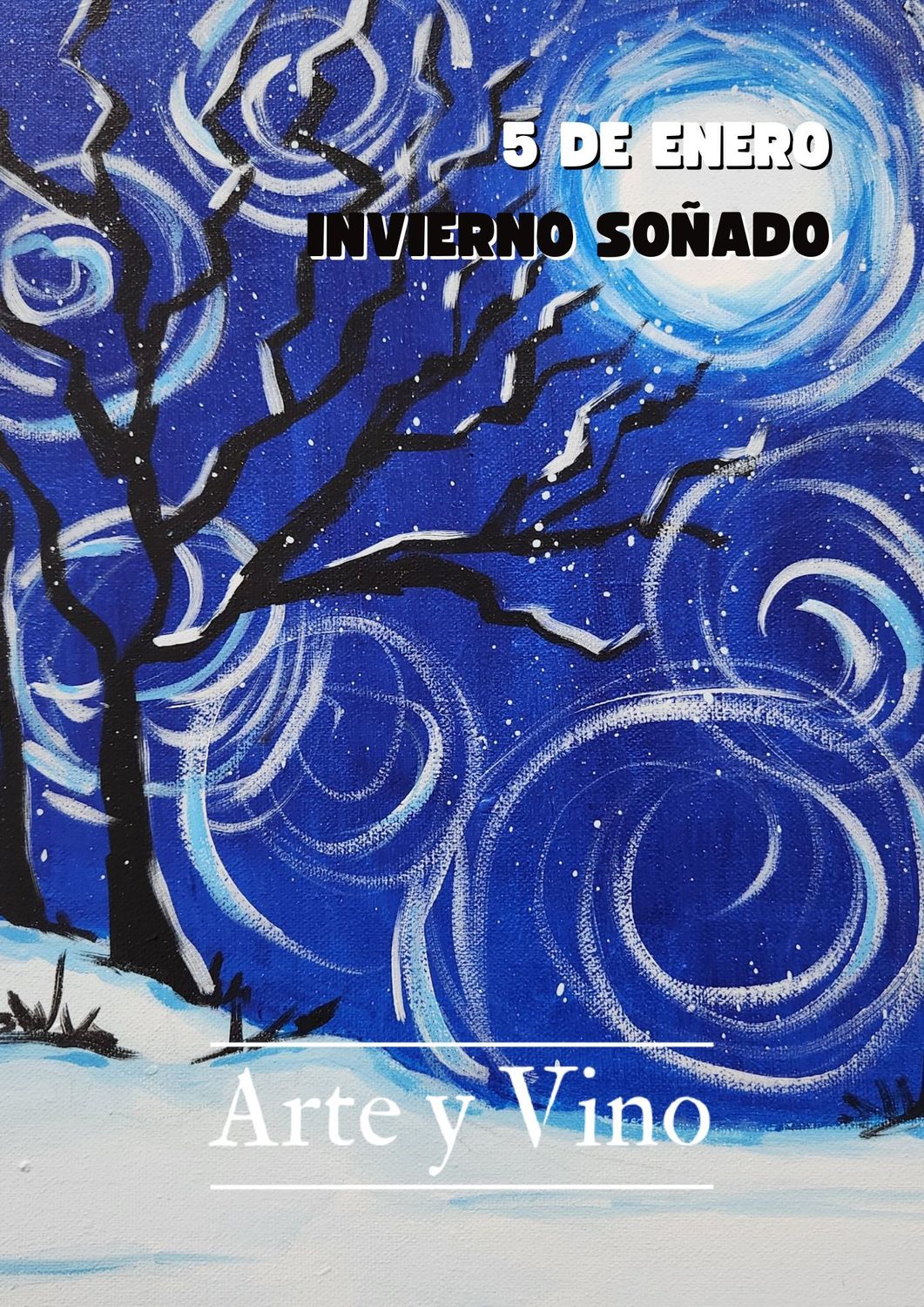 VIERNES 5 DE NOVIEMBRE DE 20:15 A 22:15 HRS. Pintamos "Invierno Soñado"