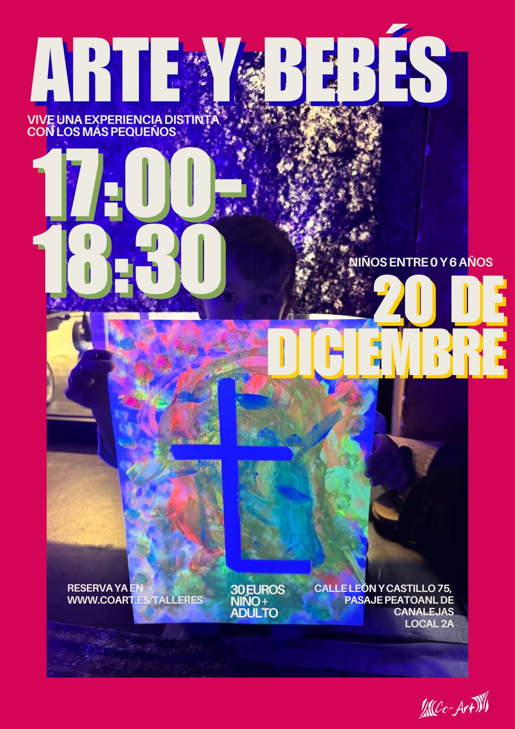 SÁBADO 20 DE DICIEMBRE DE 17:00 A 18:30 HRS. Arte y Bebés SÁBADO 20 DE DICIEMBRE DE 17:00 A 18:30 HRS. Arte y Bebés