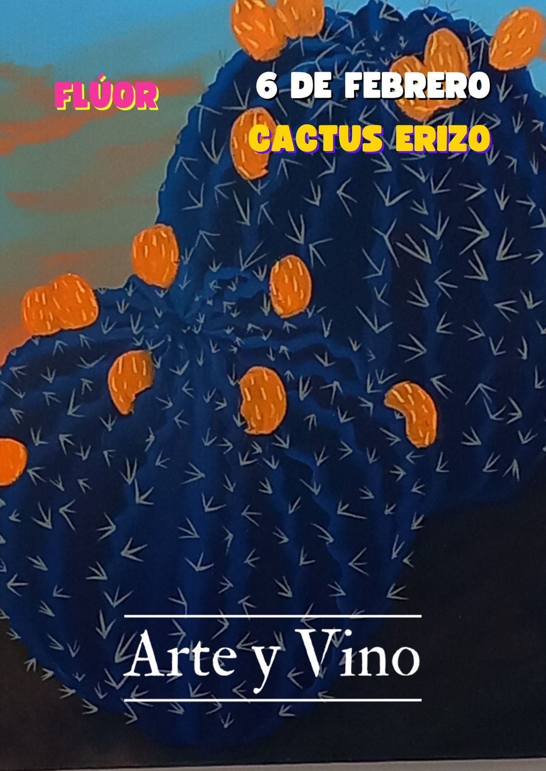 VIERNES 6 DE FEBRERO DE 20:15 A 22:15 HRS. Pintamos "Cactus Erizo"