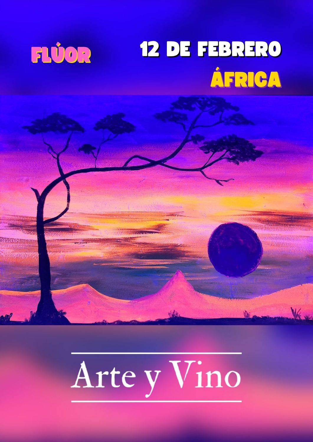 JUEVES 12 DE FEBRERO DE 20:15 a 22:15 HRS. Pintamos "África"