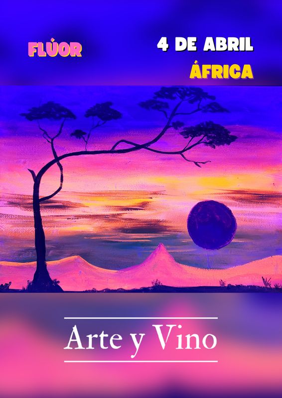 SÁBADO 4 DE ABRIL DE 19:00 a 21:00 HRS. Pintamos "África"