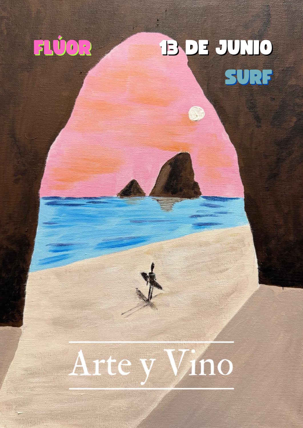 SÁBADO 13 DE JUNIO DE 19:00 A 21:00 HRS. Pintamos “Surf”