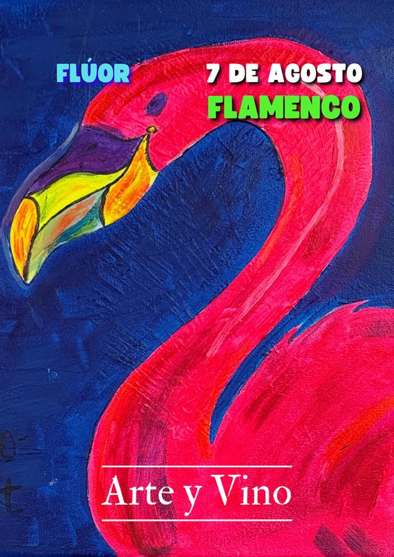 VIERNES 7 DE AGOSTO DE 19:00 A 21:00 HRS. Pintamos "Flamenco"