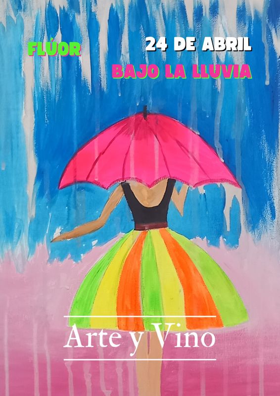VIERNES 24 DE ABRIL de 20:15 A 22:15 HRS. Pintamos "Bajo la lluvia"