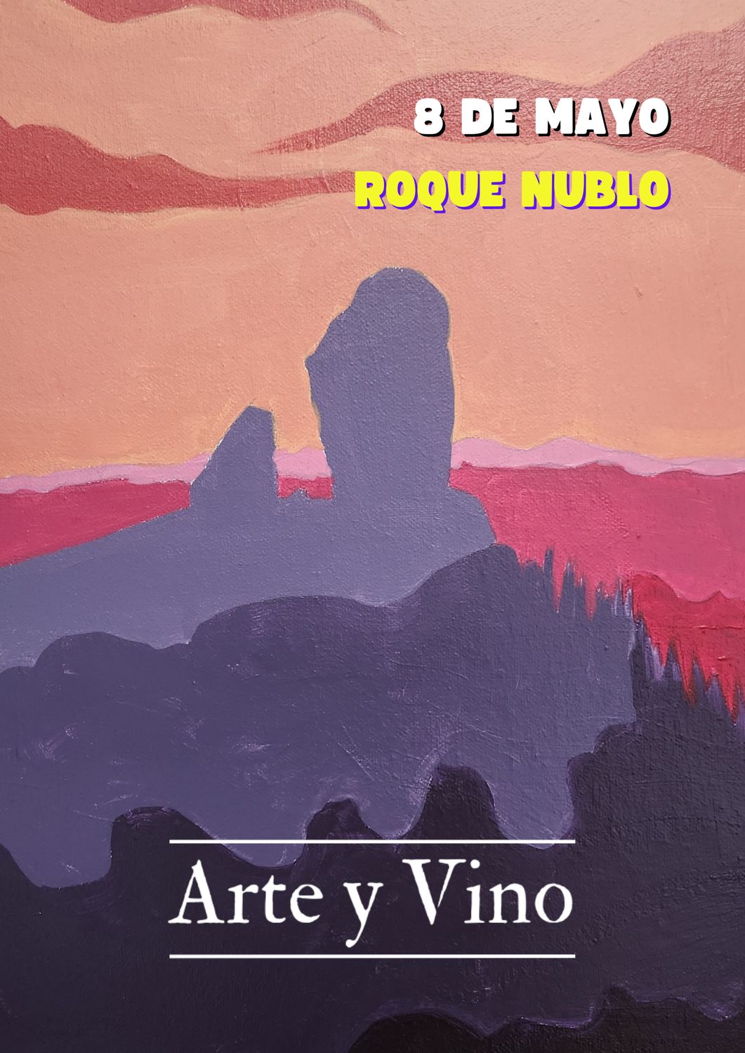 ESPECIAL MES DE CANARIAS. VIERNES 8 DE MAYO DE 20:15 A 22:15 HRS. Pintamos “Roque Nublo” ESPECIAL MES DE CANARIAS. VIERNES 8 DE MAYO DE 20:15 A 22:15 HRS. Pintamos “Roque Nublo”