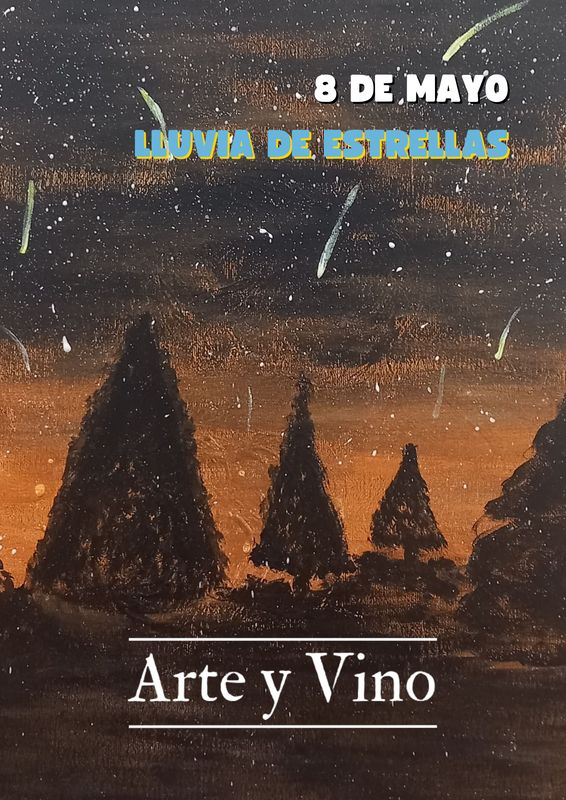 JUEVES 30 DE ABRIL DE 20:15 A 22:15 HRS. Pintamos "Lluvia de estrellas