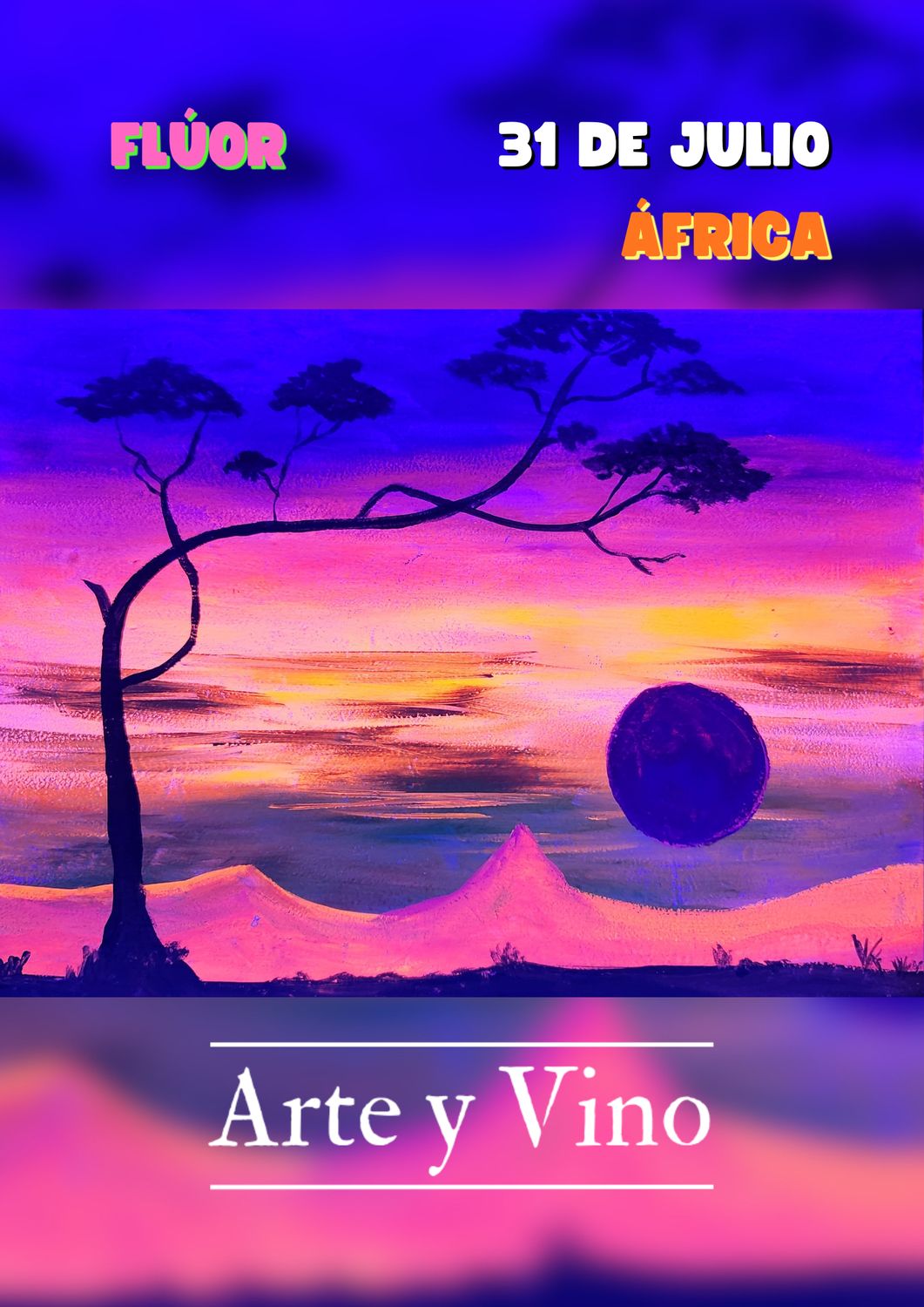VIERNES 31 DE JULIO DE 20:00 A 22:00 HRS. Pintamos VIERNES 31 DE JULIO DE 20:00 A 22:00 HRS. Pintamos "África"
