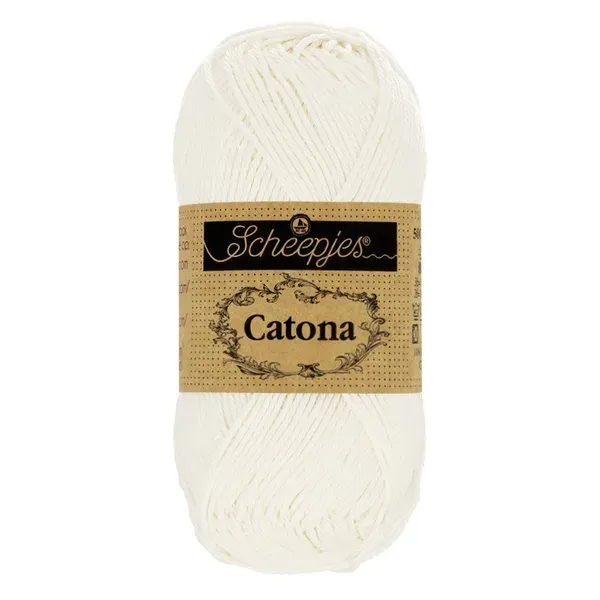 Scheepjes Catona, Väri: 105 Bridal white