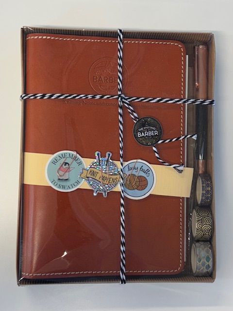 KNITTING BARBER Notebook kit, Väri: Ruskea