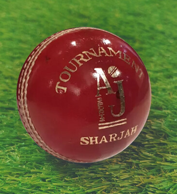 AJ Tournament Cricket Ball - 5.5ozs (Red)