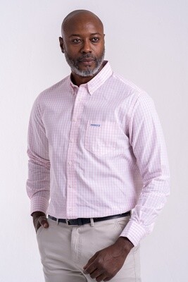 Pringle | Long Sleeve Classic | Pink Check