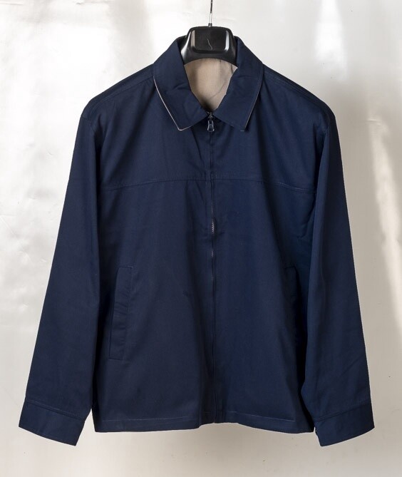 Carlo Galucci | Salvatore Reversible Jacket | Navy &amp; Stone, Size: M