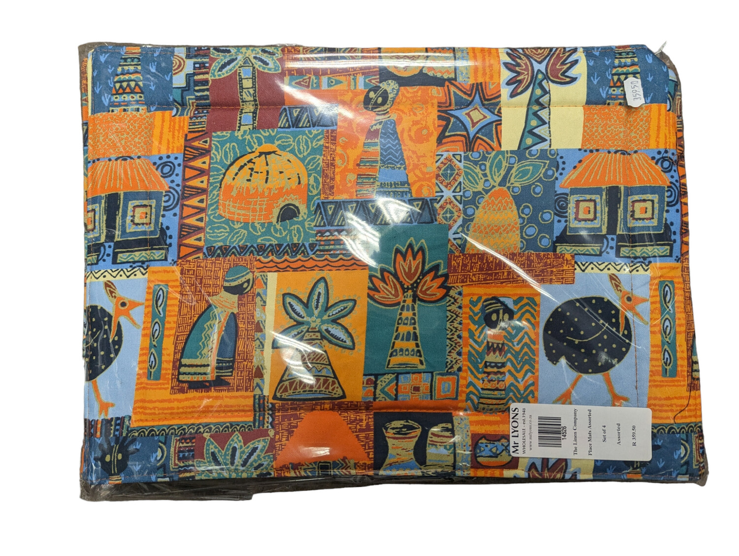 Place Mats Assorted, Size: Set of 3, Colour: Assorted