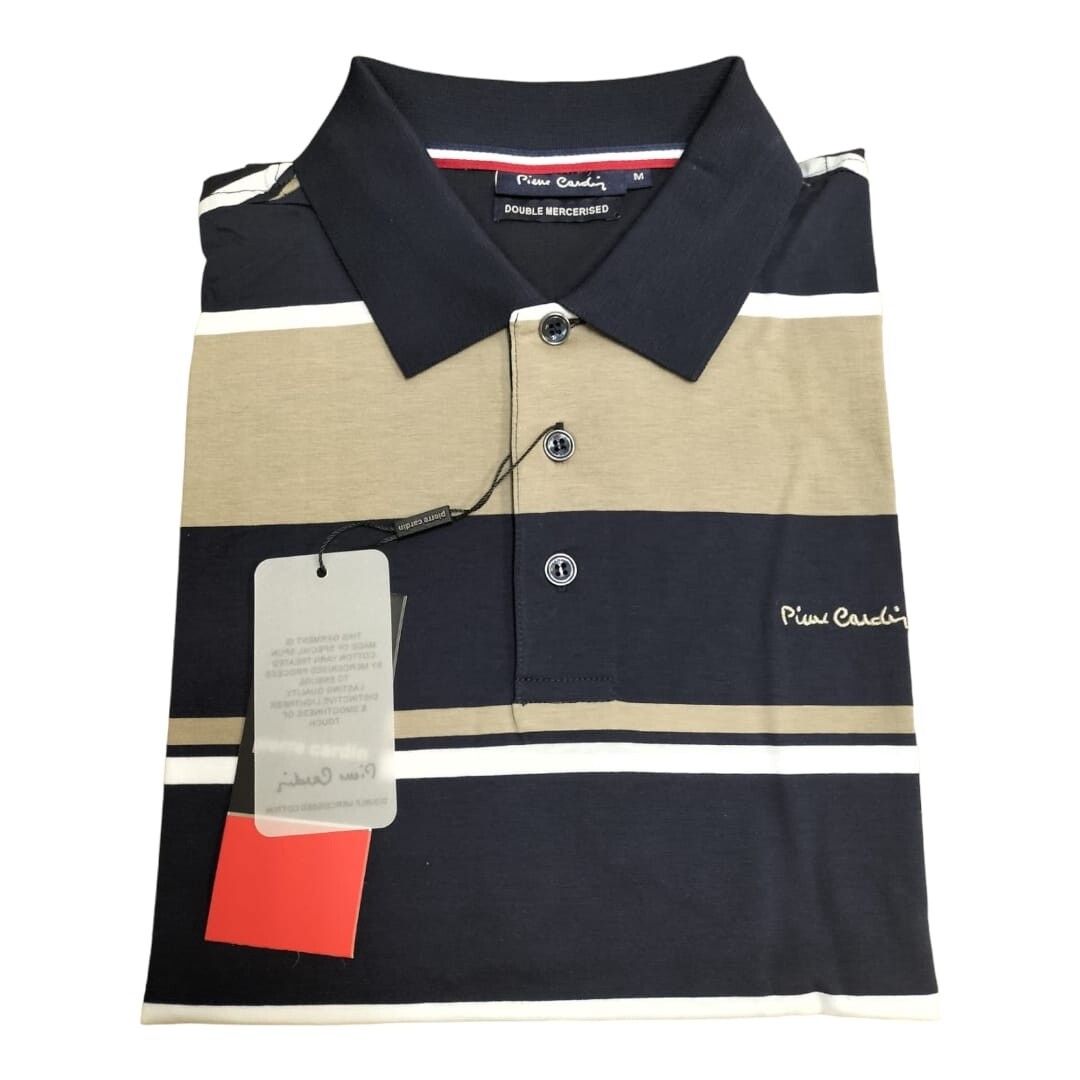 Pierre Cardin | Navy Stripe, Colour: Navy Stripe, Size: M
