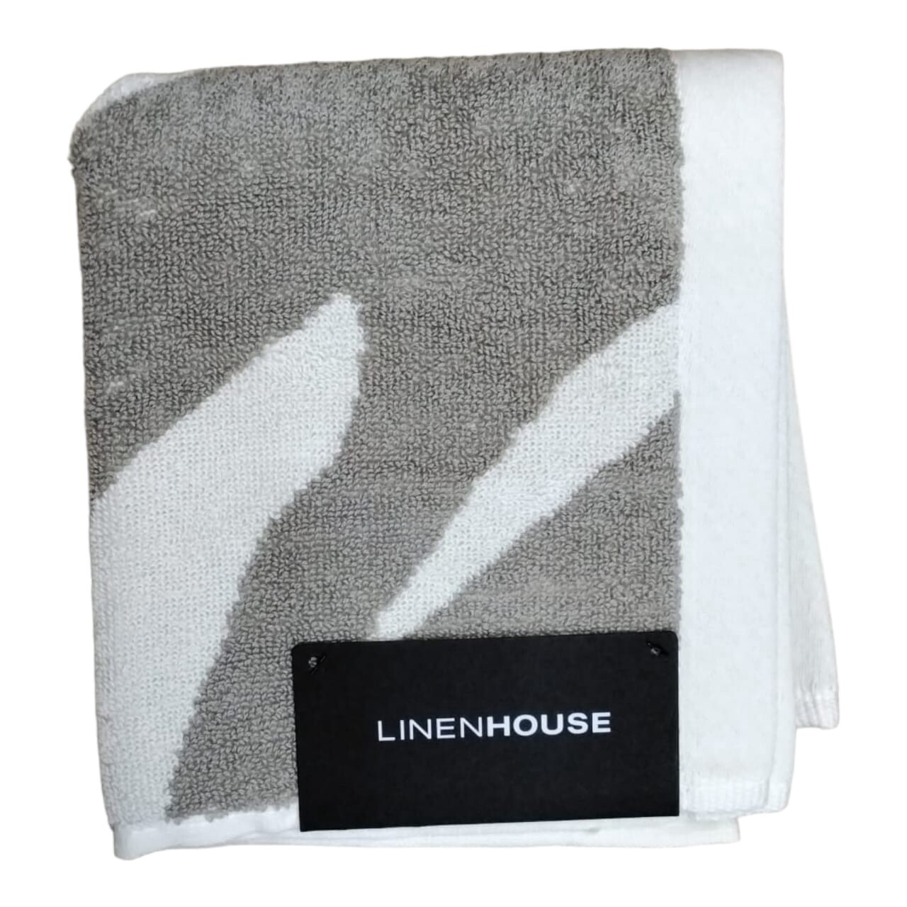 Linen House | Zeppelin Hand Towel | Pebble | 40x71