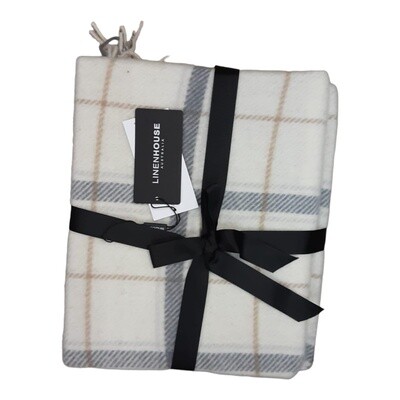 Linen House | Wool Throw | 127x152