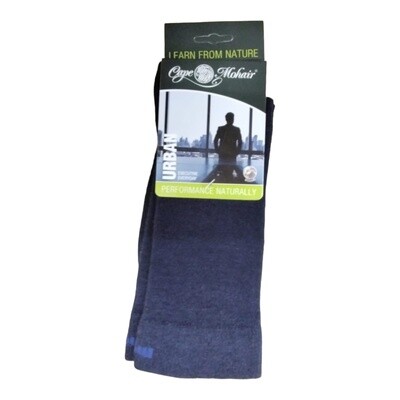 Cape Mohair | Urban Plain Socks | Navy | 8-11