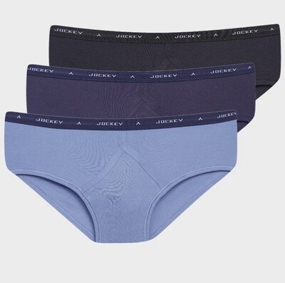 Jockey | Classic Y-Front Brief | 3 Pack | Multi Colour