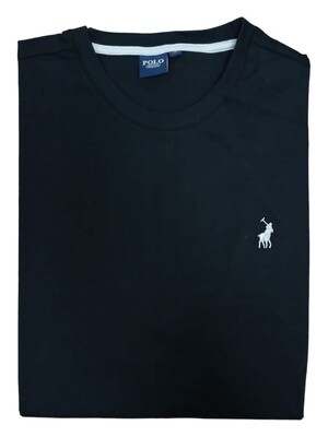 Polo | Crew neck T-shirt  | Black