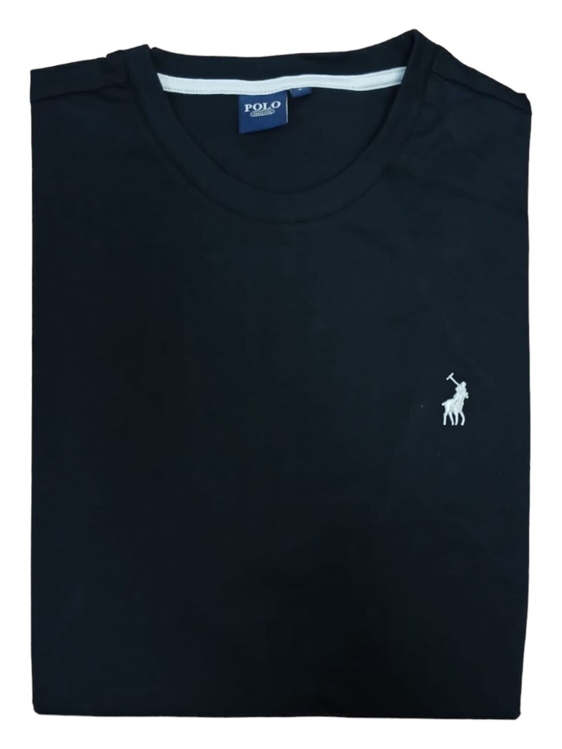 Polo | Crew neck T-shirt  | Black, Size: S