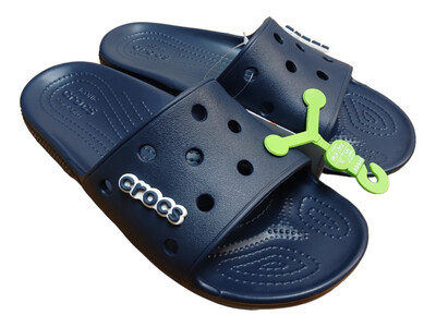 Crocs | Classic Clog Slides | Navy