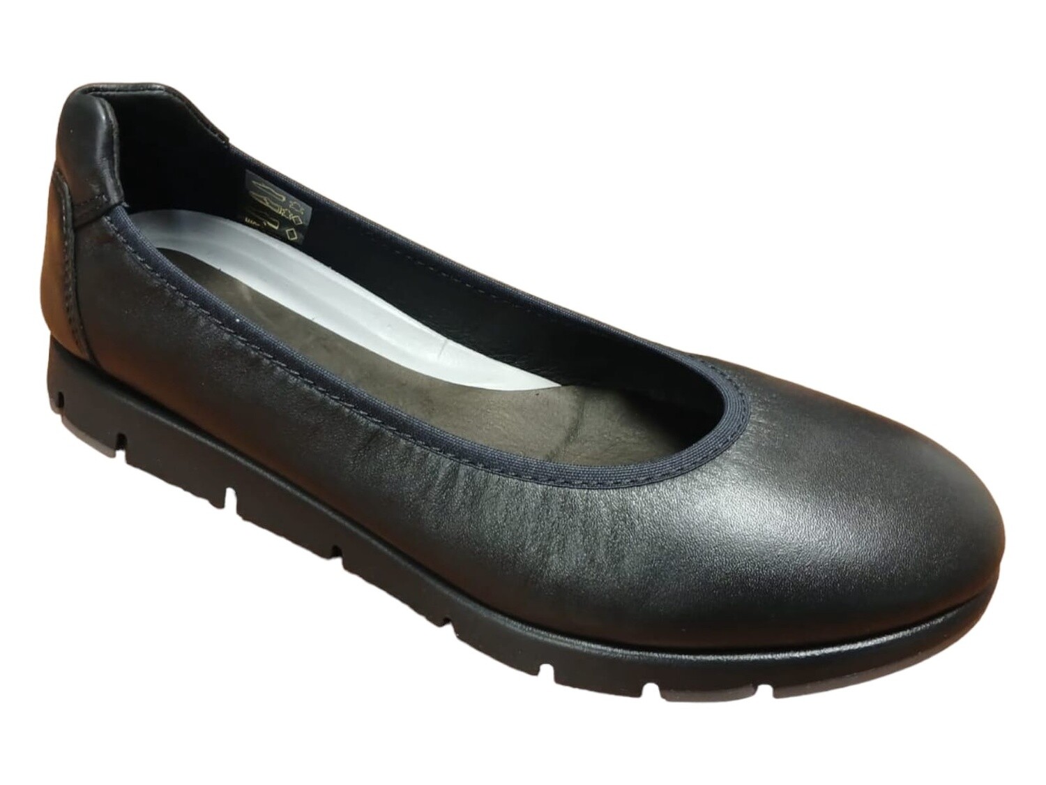 Green Cross | Flat Slip On Pump | Black, Size: 10