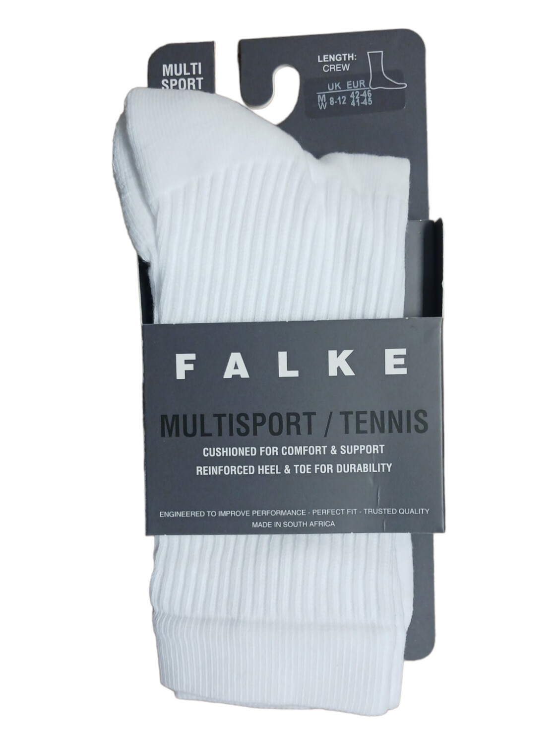 Falke | MultiSport Socks | White, Size: 4-7